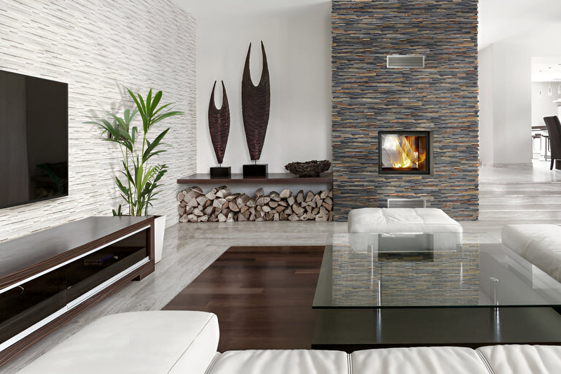 Load image into Gallery viewer, Reflection Terra - Grey & Brown Porcelain Wall Cladding Tiles - 400 x 160 x 9mm