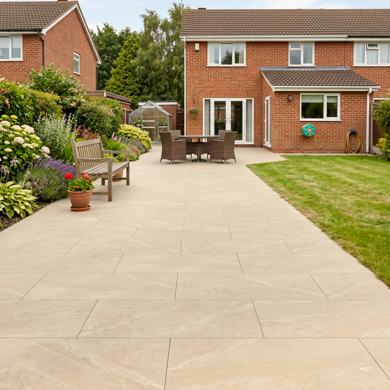 Load image into Gallery viewer, Roca - Beige Porcelain Paving Tiles - 900 x 600 x 20mm