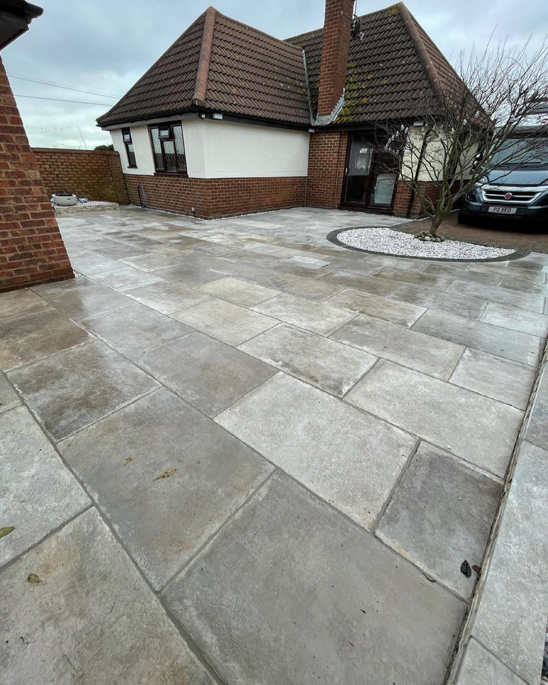Load image into Gallery viewer, Rustico Cenere - Grey Porcelain Paving Tiles - 900 x 600 x 20mm