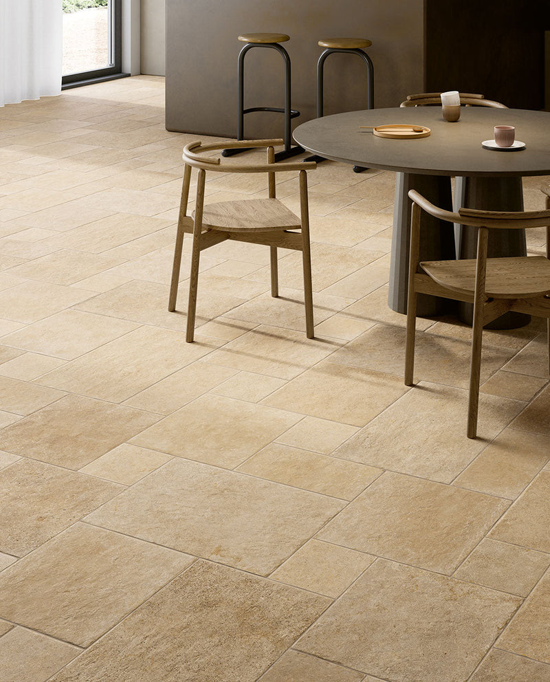 Load image into Gallery viewer, Rustico Sand - Beige Porcelain Paving Tiles - 900 x 600 x 20mm