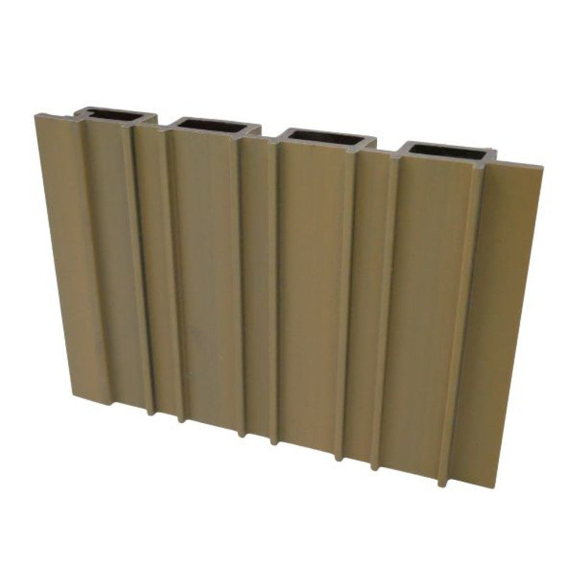 Load image into Gallery viewer, Slatted Natural Oak - Brown Composite Cladding - Cladding Board - 2500 x 200 x 26 mm