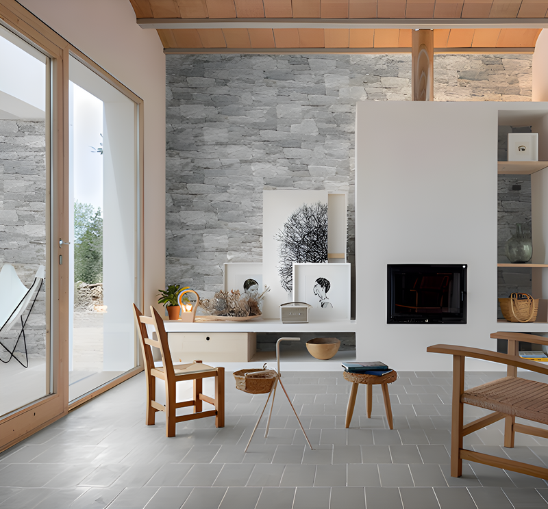 Load image into Gallery viewer, Colorado Steel - Grey Porcelain Wall Cladding Tiles - 400 x 160 x 9mm