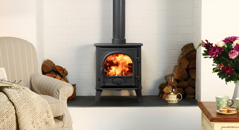 Load image into Gallery viewer, Stovax Stockton 5 Wood Stove - Black
