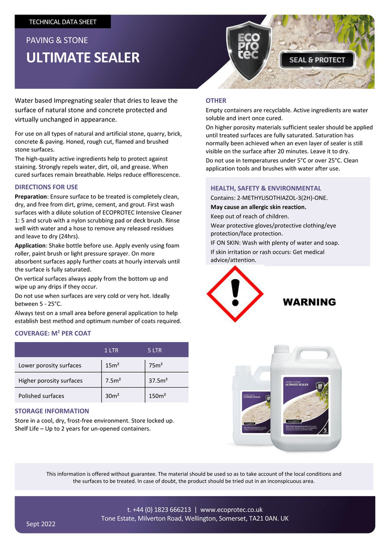 Load image into Gallery viewer, LTP Ecoprotec Ultimate Sealer - 5L