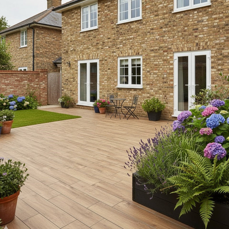 Load image into Gallery viewer, Brown Wood - Brown Porcelain Planks - 1200 x 295 x 20mm