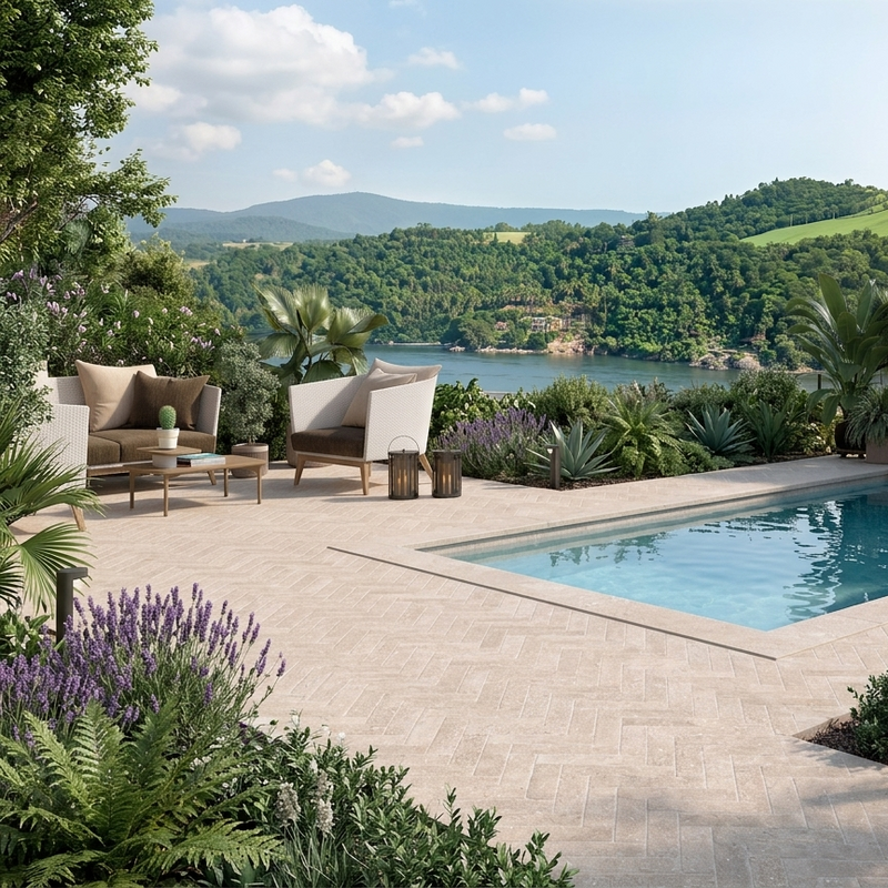 Load image into Gallery viewer, Westbury Natural - Beige Porcelain Setts - 280 x 70 x 20mm