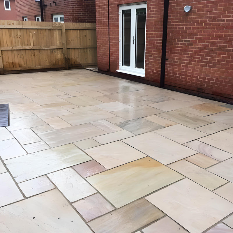 Load image into Gallery viewer, Ravina Indian Sandstone Paving - 900 x 600 x 22mm - Hand Cut & Riven