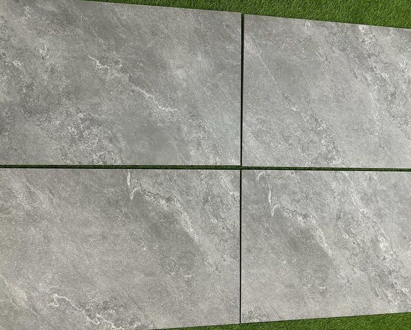 Load image into Gallery viewer, Himalayan - Grey Porcelain Paving Tiles - 900 x 600 x 20mm
