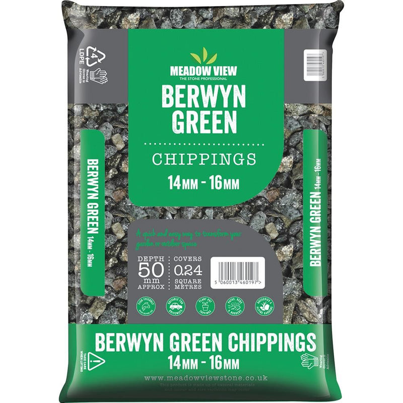 Load image into Gallery viewer, Berwyn Green Granite 14-16mm - Maxi Bag - 20kg
