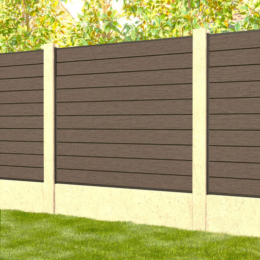 Premium Composite Fencing Pack - For Concrete Posts - 1830mm