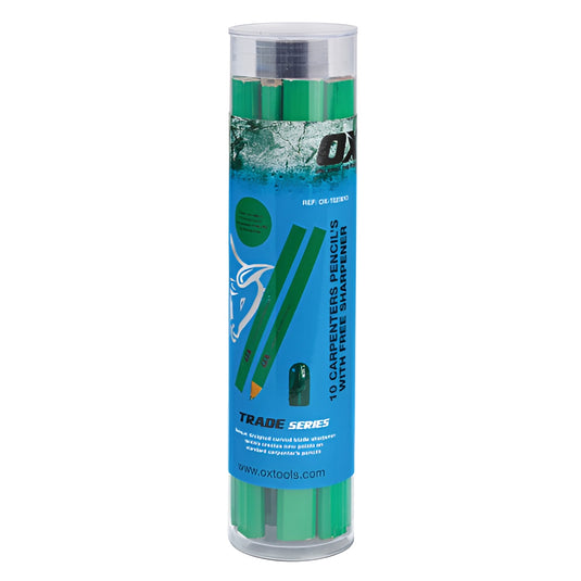 Ox - Trade Medium Lead Carpenter'S Pencils 10pk