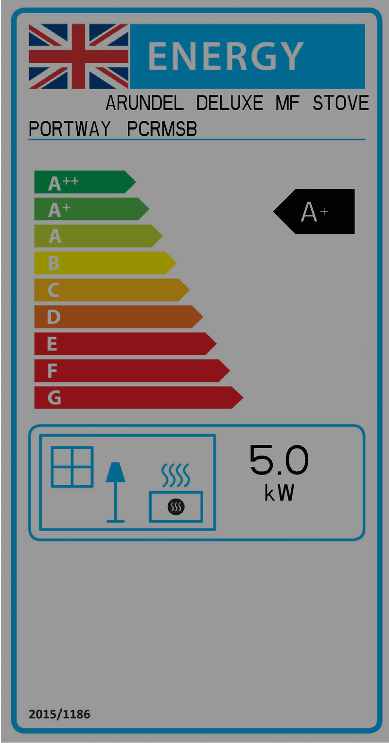 Load image into Gallery viewer, Portway Arundel Deluxe Multifuel Stove - Black
