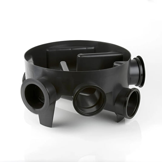 Brett Martin - [B5494] Underground Drainage 450Mm Chamber Base 3 Socket Plugs 110mm