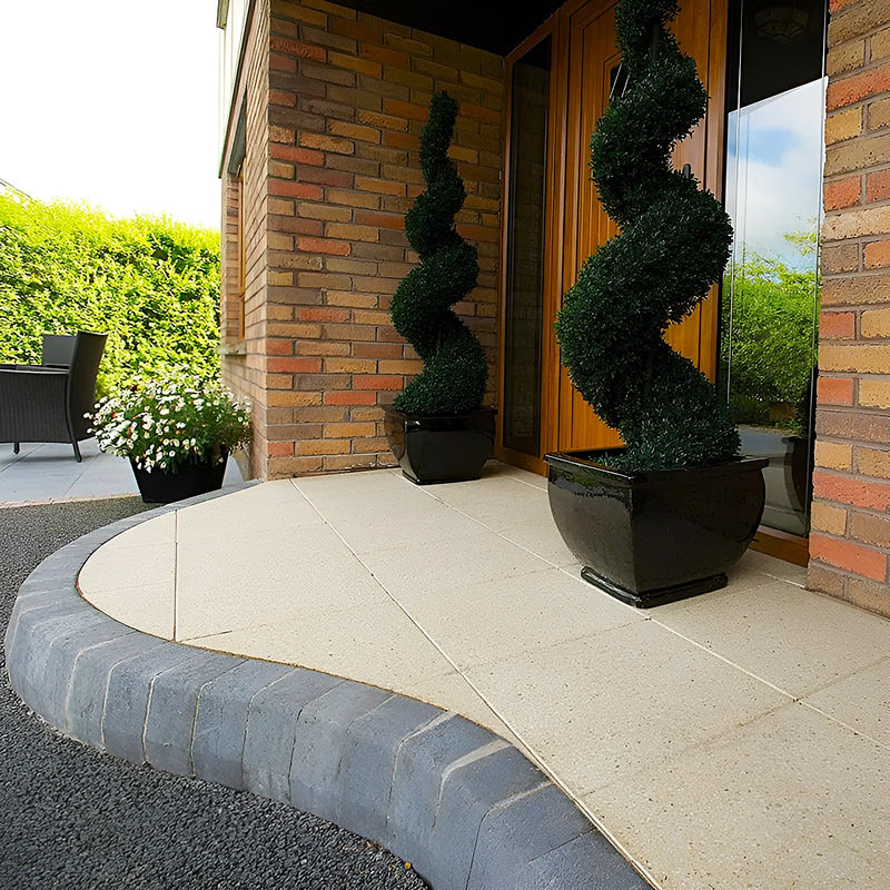 Load image into Gallery viewer, Lakeland Q-Kerbs - Charcoal (200mm X 100mm X 140mm)
