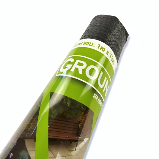 Groundtex Woven Geofabric Garden Membrane (GWF0) - 1m Wide X 15m Long (Sold Per Roll)