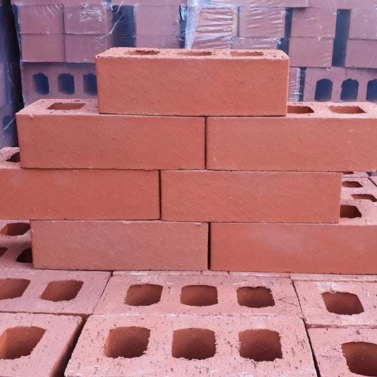 Red Engineering Bricks With Holes