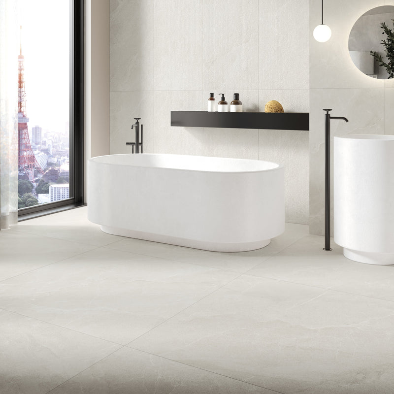Load image into Gallery viewer, Ashford Avorio - Ivory Porcelain Paving Tiles - 900 x 900 x 20mm
