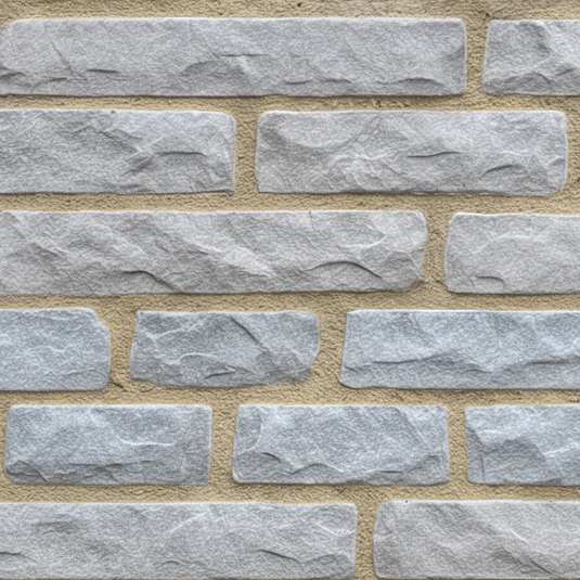 Kandala Grey Indian Sandstone Walling - 225 x 100 x 70mm - Tumbled