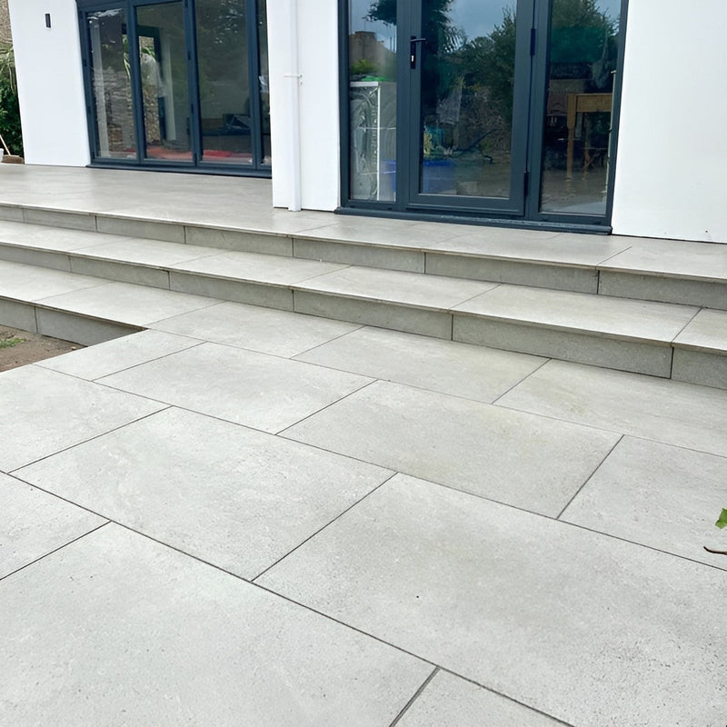 Load image into Gallery viewer, Castle - Grey Porcelain Paving Tiles - 900 x 600 x 20mm
