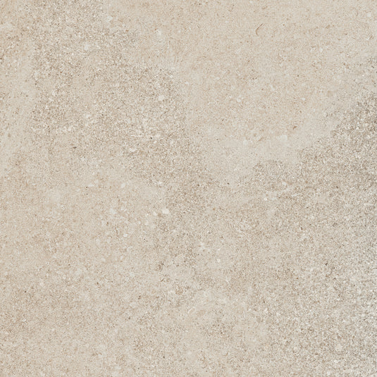 Hampton Limestone Almond - Beige Porcelain Paving Tiles - 900 x 900 x 20mm