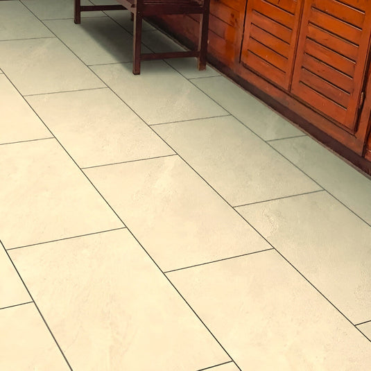 Himalayan - Beige Porcelain Paving Tiles - 900 x 600 x 20mm