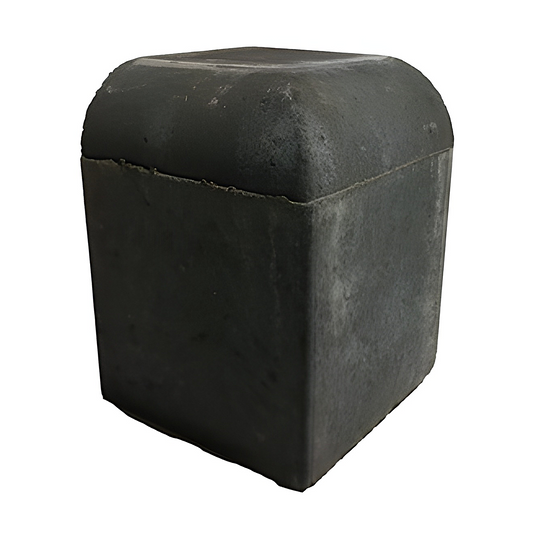 Lakeland Q-Kerb Corners - High External Bullnose Corner - Charcoal (200mm X 140mm X 140mm)