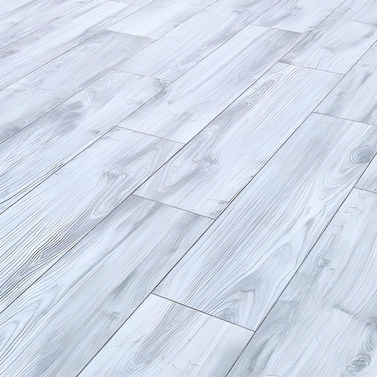 Light Grey - Wood Effect - Porcelain Paving Tiles - 1200 x 295 x 20mm