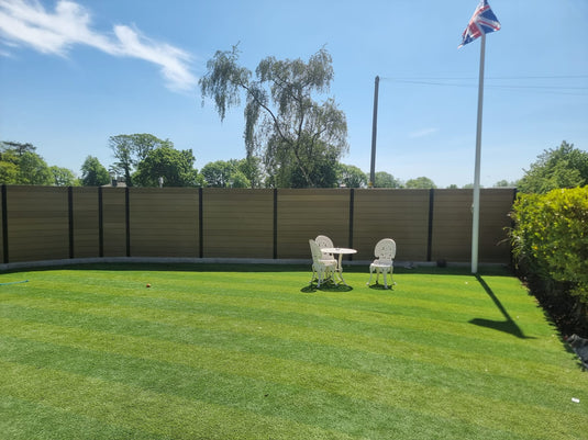 Maple - Brown Premium Composite Fencing - Board - 1830 x 150 x 20mm
