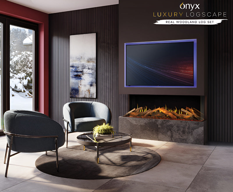 Load image into Gallery viewer, Onyx Fusion 150RW Inset Electric Fire
