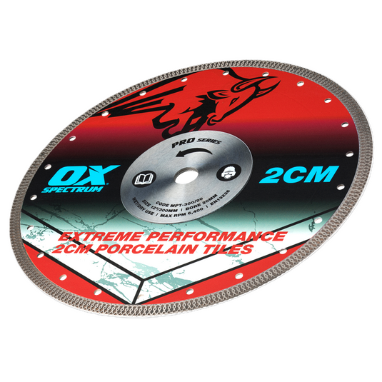 Ox - Pro 2cm Porcelain Cutting Blade - 300/20mm