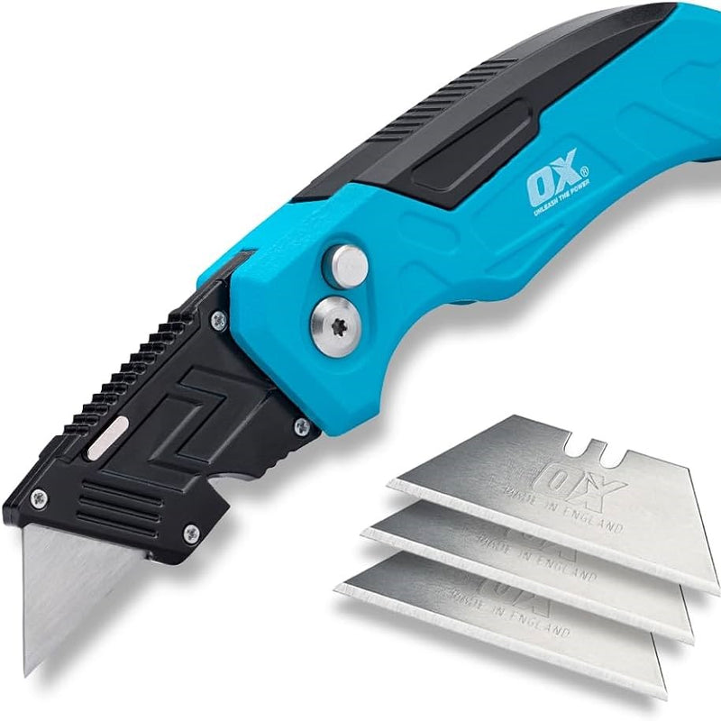 Load image into Gallery viewer, Ox - Pro Heavy Duty Fixed Blade Folding Knife (Includes 3 Blades)
