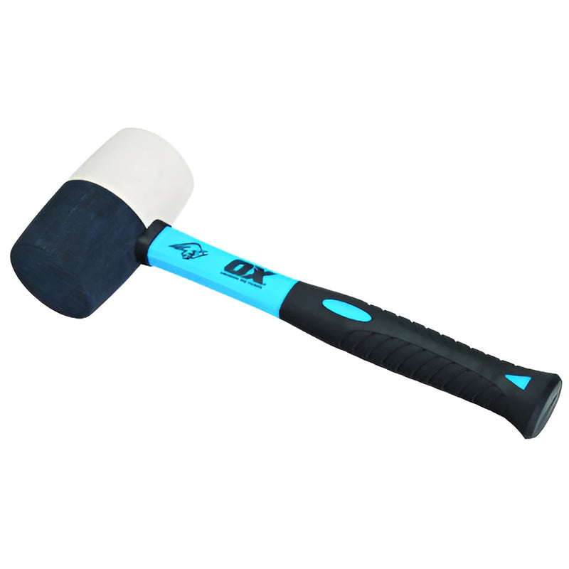 Load image into Gallery viewer, Ox - Trade Fibreglass Handle Combination Rubber Mallet - 16 oz
