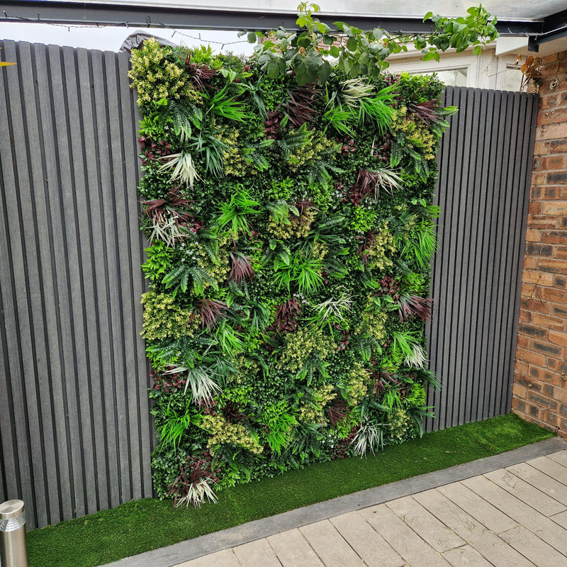 Load image into Gallery viewer, Slatted Stone - Grey Composite Cladding - End Piece - 2200 x 49.25 x 49.25 mm

