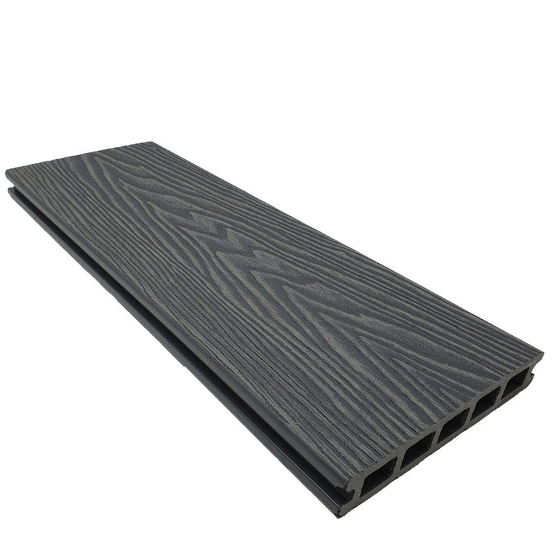 Load image into Gallery viewer, Soho Charcoal - Black Composite Decking - Decking Board - 3600 x 146 x 25 mm
