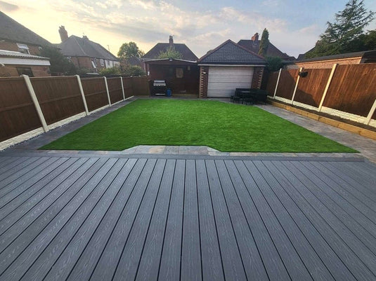 Soho Charcoal - Black Composite Decking - Decking Board - 3600 x 146 x 25 mm