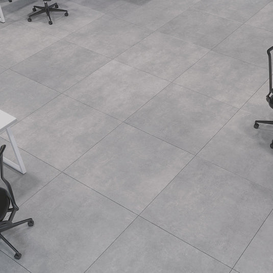 Ark Silver - Grey Porcelain Paving Tiles - 600 x 600 x 7mm