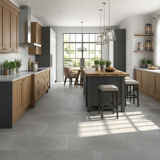 Arlington - Grey Porcelain Paving Tiles - 900 x 600 x 10mm