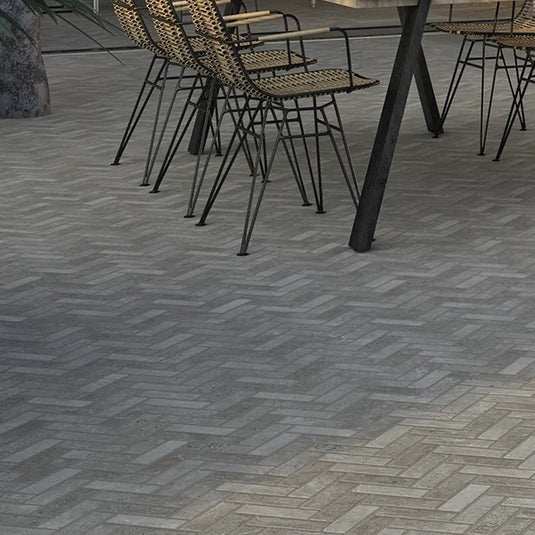 Arlington - Grey Porcelain Setts - 280 x 70 x 20mm