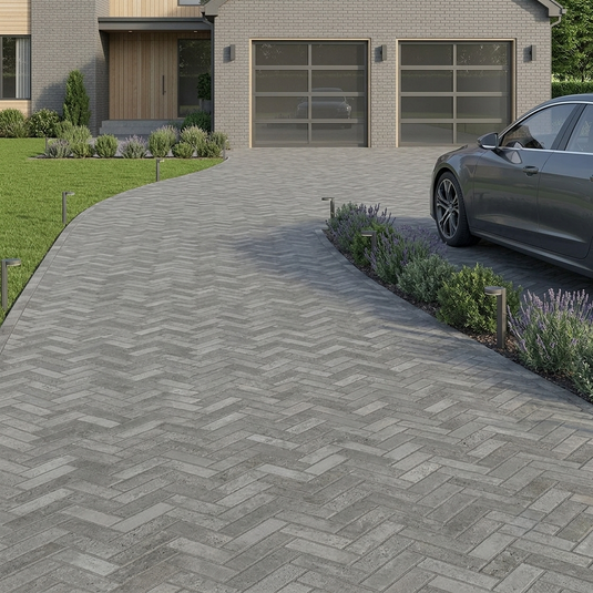 Arlington - Grey Porcelain Setts - 280 x 70 x 20mm