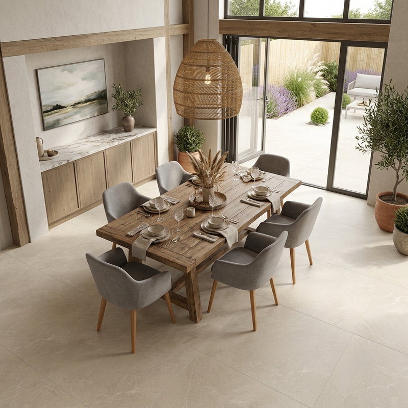 Load image into Gallery viewer, Ashford Sabbia - Beige Porcelain Paving Tiles - 900 x 900 x 10mm
