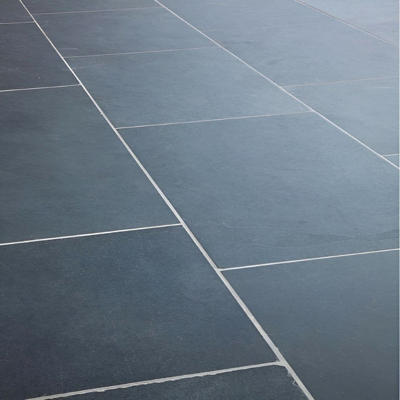 Load image into Gallery viewer, Brazilian - Black Slate Paving - 900 x 900 x 20mm - Sawn &amp; Riven

