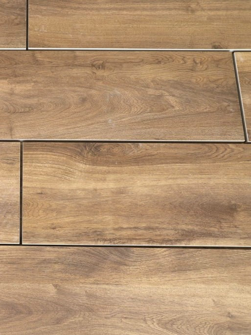 Brown Wood - Brown Porcelain Planks - 1200 x 295 x 20mm