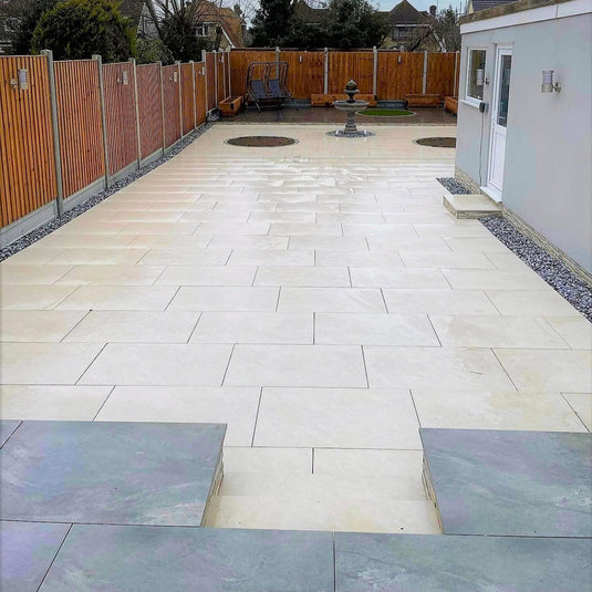 Castle - Beige Porcelain Paving Tiles - 900 x 600 x 20mm