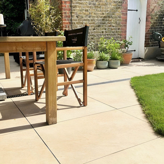 Castle - Beige Porcelain Paving Tiles - 900 x 600 x 20mm