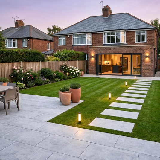 Cemento Ash - Grey Porcelain Paving Tiles - 1200 x 600 x 20mm