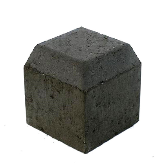 Lakeland B-Kerb Corners - Small External Chamfered - Charcoal (140mm X 400mm X 400mm)