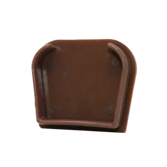 Oak - Black Premium Composite Fencing - Aluminium Insert Cap - 48 x 40 x 10mm