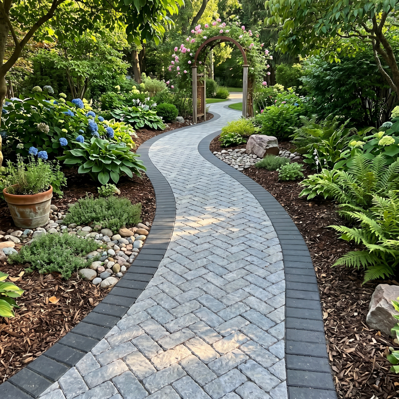 Load image into Gallery viewer, Dark Grey Granite Block Paving - 200 x 100 x 100mm - Sawn, Tumbled &amp; Honed

