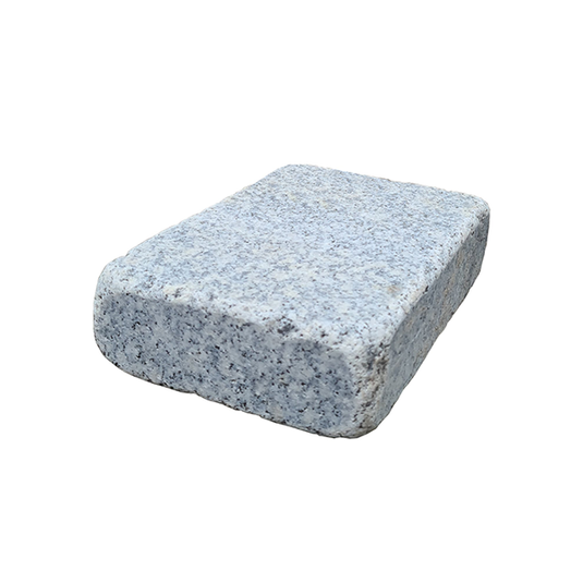Light Grey Granite Block Paving - 210 x 140 x 50mm - Sawn, Tumbled & Honed