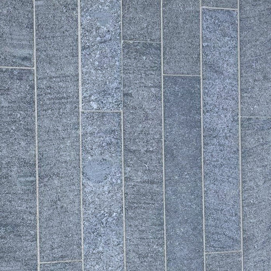 Emperor Black Granite Planks - 900 x 150 x 20mm - Sawn & Leathered